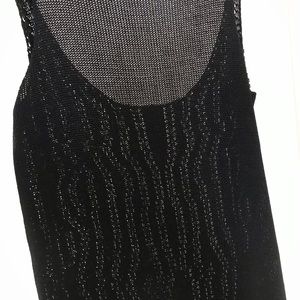 Gucci Black Sheer Tank